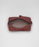 Bottega Veneta® Intrecciato Profondo Nappa Cosmetic Case Bottega Veneta® Intrecciato Profondo Nappa Cosmetic Case