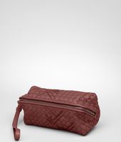 Bottega Veneta® Intrecciato Profondo Nappa Cosmetic Case Bottega Veneta® Intrecciato Profondo Nappa Cosmetic Case