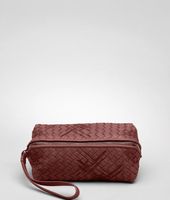 Bottega Veneta® Intrecciato Profondo Nappa Cosmetic Case Bottega Veneta® Intrecciato Profondo Nappa Cosmetic Case