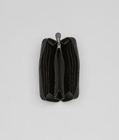 Bottega Veneta® Nero Multicolor Intrecciato Ayers Butterfly Zip Around Wallet Bottega Veneta® Nero Multicolor Intrecciato Ayers Butterfly Zip Around Wallet