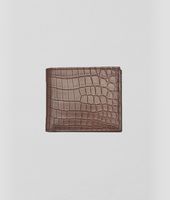 Bottega Veneta® Portemonnaie aus weichem Krokodilleder Fume Edoardo Bottega Veneta® Portemonnaie aus weichem Krokodilleder Fume Edoardo