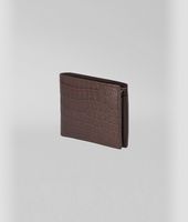 Bottega Veneta® Portemonnaie aus weichem Krokodilleder Fume Edoardo Bottega Veneta® Portemonnaie aus weichem Krokodilleder Fume Edoardo