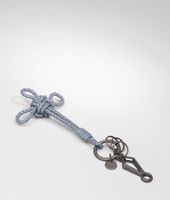 Bottega Veneta® Krim Intrecciato Nappa Key Ring Bottega Veneta® Krim Intrecciato Nappa Key Ring