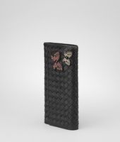 Bottega Veneta® Nero Multicolor Intrecciato Ayers Butterfly Continental Wallet Bottega Veneta® Nero Multicolor Intrecciato Ayers Butterfly Continental Wallet