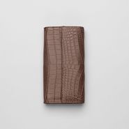 Soft Crocodile Fumé Continental Wallet - Wallet - BOTTEGA VENETA - PE13 - 3500