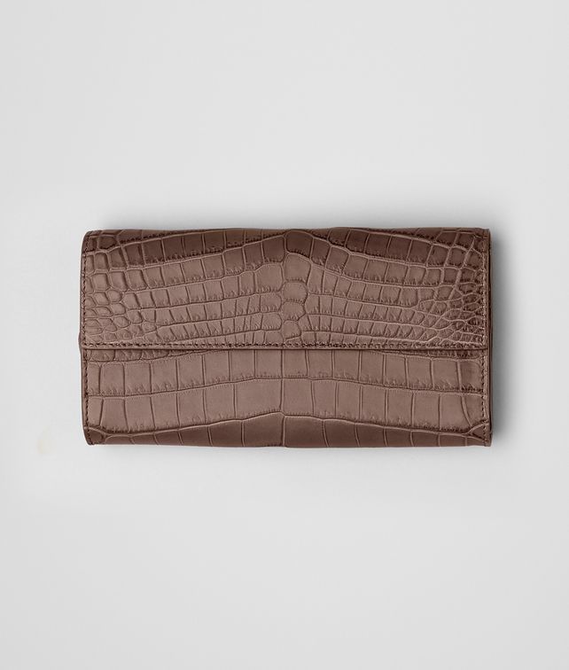 BOTTEGA VENETA CONTINENTAL PORTEMONNAIE AUS KROKODILLEDER IN EDOARDO Continental Portemonnaie D fp