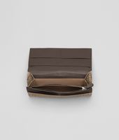 Bottega Veneta® Cigar Ebano Cocco Lave Continental Wallet Bottega Veneta® Cigar Ebano Cocco Lave Continental Wallet
