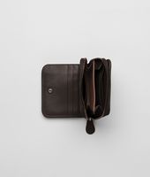 Bottega Veneta® Ebano Intrecciato Nappa Mini Wallet Bottega Veneta® Ebano Intrecciato Nappa Mini Wallet