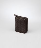 Bottega Veneta® Ebano Intrecciato Nappa Mini Wallet Bottega Veneta® Ebano Intrecciato Nappa Mini Wallet