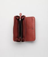 Bottega Veneta® Brique Intrecciato Nappa Zip Around Wallet Bottega Veneta® Brique Intrecciato Nappa Zip Around Wallet