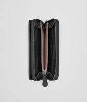 Bottega Veneta® Portemonnaie mit Zip aus Nappaleder Intrecciato Nero Bottega Veneta® Portemonnaie mit Zip aus Nappaleder Intrecciato Nero