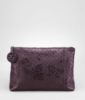 Bottega Veneta® Quetsche Intrecciomirage Intarsio Cosmetic Case Bottega Veneta® Quetsche Intrecciomirage Intarsio Cosmetic Case