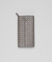 Bottega Veneta® Fume Intrecciato Washed Lambskin Continental Wallet Bottega Veneta® Fume Intrecciato Washed Lambskin Continental Wallet