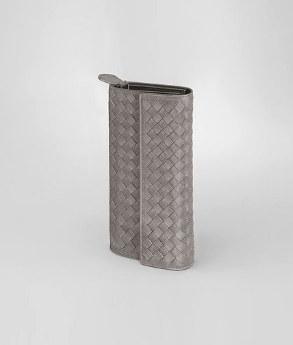 BOTTEGA VENETA - Intrecciato Washed Lambskin Continental Wallet