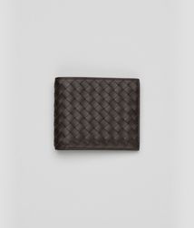 BOTTEGA VENETA - Wallets, Ebano Intrecciato VN Wallet