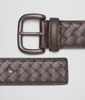Bottega Veneta® Ebano Intrecciato VN Belt Bottega Veneta® Ebano Intrecciato VN Belt