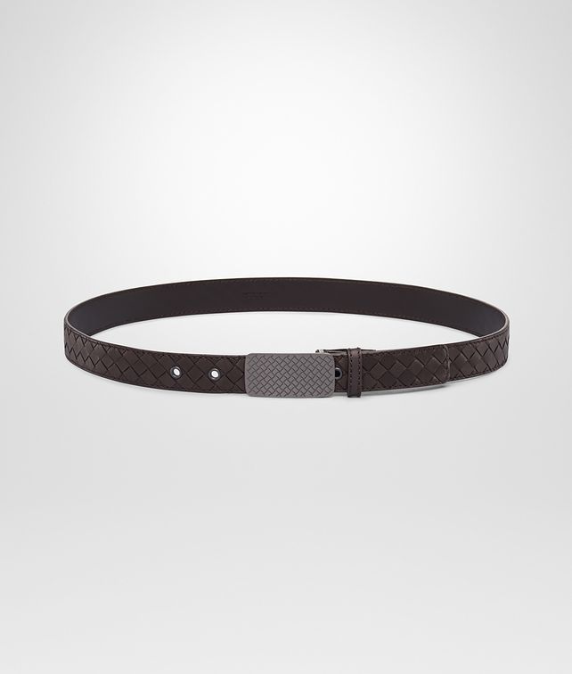 BOTTEGA VENETA Intrecciato Waxed Leather Belt Cintura U fp