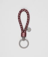 Bottega Veneta® Schlüsselanhänger aus Nappaleder und Ayers Intrecciato Appia Bottega Veneta® Schlüsselanhänger aus Nappaleder und Ayers Intrecciato Appia