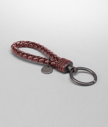 BOTTEGA VENETA - Intrecciato Ayers Nappa Key Ring