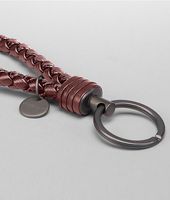 Bottega Veneta® Schlüsselanhänger aus Nappaleder und Ayers Intrecciato Appia Bottega Veneta® Schlüsselanhänger aus Nappaleder und Ayers Intrecciato Appia