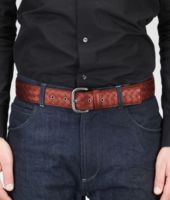 Bottega Veneta® Gürtel aus VN-Leder Intrecciato Bottega Veneta® Gürtel aus VN-Leder Intrecciato