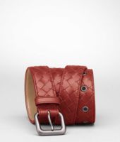 Bottega Veneta® Brique Intrecciato VN Belt Bottega Veneta® Brique Intrecciato VN Belt
