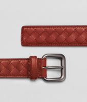 Bottega Veneta® Brique Intrecciato VN Belt Bottega Veneta® Brique Intrecciato VN Belt