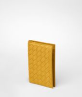 Bottega Veneta® Safran Intrecciato Washed Lambskin Card Case Bottega Veneta® Safran Intrecciato Washed Lambskin Card Case