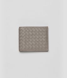 BOTTEGA VENETA - Wallets, Fume Intrecciato Washed Lambskin Wallet