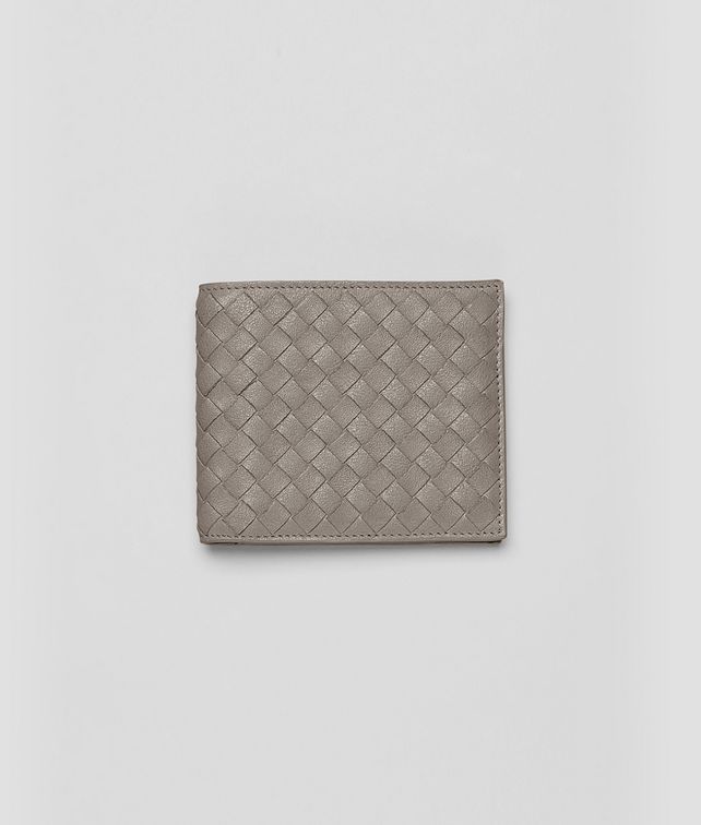 BOTTEGA VENETA Portafoglio Fumé in Agnello Lavato Intrecciato Portafoglio bi-fold U fp