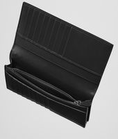Bottega Veneta® Continental Portemonnaie aus VN-Leder Intrecciato Nero Bottega Veneta® Continental Portemonnaie aus VN-Leder Intrecciato Nero