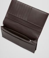 Bottega Veneta® Ebano Intrecciato VN Continental Wallet Bottega Veneta® Ebano Intrecciato VN Continental Wallet