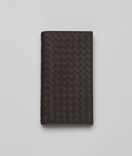 BOTTEGA VENETA - Ebano Intrecciato VN Continental Wallet