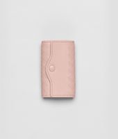 Bottega Veneta® Petale Intrecciato Nappa Key Case Bottega Veneta® Petale Intrecciato Nappa Key Case
