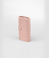 Bottega Veneta® Petale Intrecciato Nappa Key Case Bottega Veneta® Petale Intrecciato Nappa Key Case