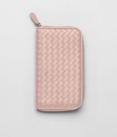 Bottega Veneta® Intrecciato Nappa Zip Around Wallet Bottega Veneta® Intrecciato Nappa Zip Around Wallet