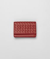 Bottega Veneta® Brique Intrecciato VN Card Case Bottega Veneta® Brique Intrecciato VN Card Case