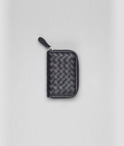 BOTTEGA VENETA - Ardoise Intrecciato VN Coin Purse