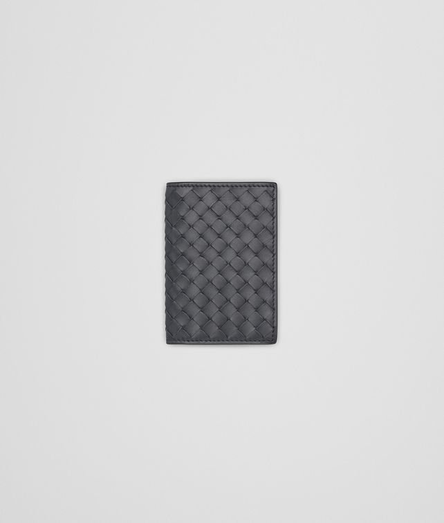 BOTTEGA VENETA PORTA CARTE IN INTRECCIATO VN ARDOISE Porta Carte e Portamonete U fp