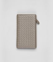Bottega Veneta® Fume Intrecciato Nappa Continental Wallet Bottega Veneta® Fume Intrecciato Nappa Continental Wallet