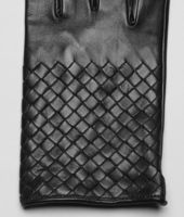 Bottega Veneta® Nero Intrecciato Soft Nappa Gloves Bottega Veneta® Nero Intrecciato Soft Nappa Gloves