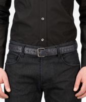 Bottega Veneta® Ardoise Intrecciato VN Belt Bottega Veneta® Ardoise Intrecciato VN Belt