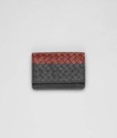 Bottega Veneta® Ardoise Brique Watteau Intrecciato Club Fume Card Case Bottega Veneta® Ardoise Brique Watteau Intrecciato Club Fume Card Case
