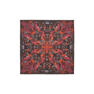 McQ, Scarf, Kaleidoscope Beetle Print Scarf