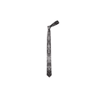 ALEXANDER MCQUEEN, Tie, Tortoiseshell Jacquard Silk Tie