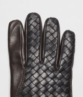 Bottega Veneta® Nero Ebano Intrecciato Soft Nappa Gloves Bottega Veneta® Nero Ebano Intrecciato Soft Nappa Gloves