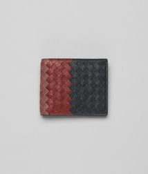 BOTTEGA VENETA - Wallets, Ardoise Brique Watteau Intrecciato Club Fume Wallet