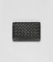 Bottega Veneta® Ardoise Intrecciato Nappa Card Case Bottega Veneta® Ardoise Intrecciato Nappa Card Case