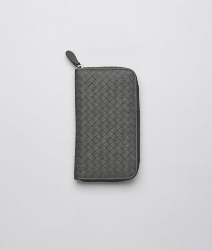 BOTTEGA VENETA - Intrecciato Washed Lambskin Zip Around Wallet