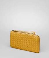 Bottega Veneta® Safran Intrecciato Nappa Continental Wallet Bottega Veneta® Safran Intrecciato Nappa Continental Wallet